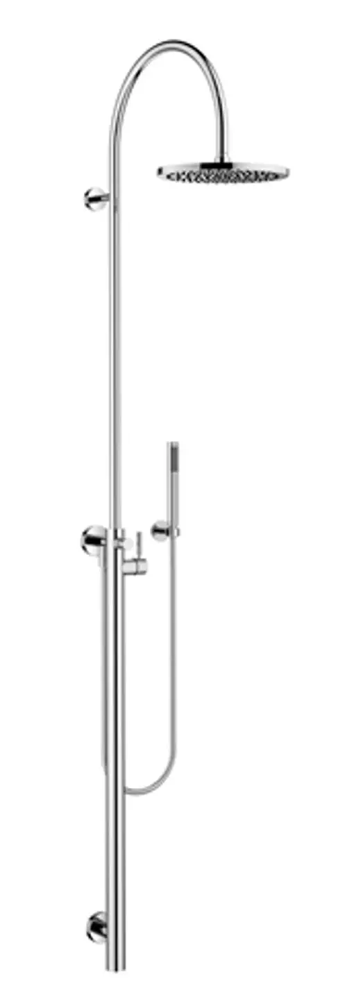 DORNBRACHT Duschstele mit Brause-Einhandbatterie SERIENSPEZIFISCH 26024661 chr gebürstet, 26024661-93, Artikel in Kategorie